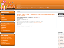 Tablet Screenshot of airsoftxtrem.fr